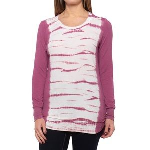 Dakini's high-low hem tie-dye shirt